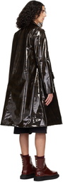 Chopova Lowena Black Squelchy Raincoat