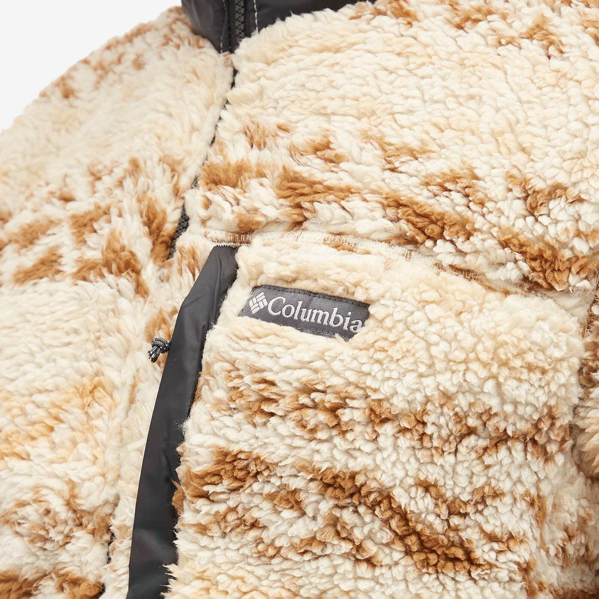 Columbia winter pass full zip fleece in beige online