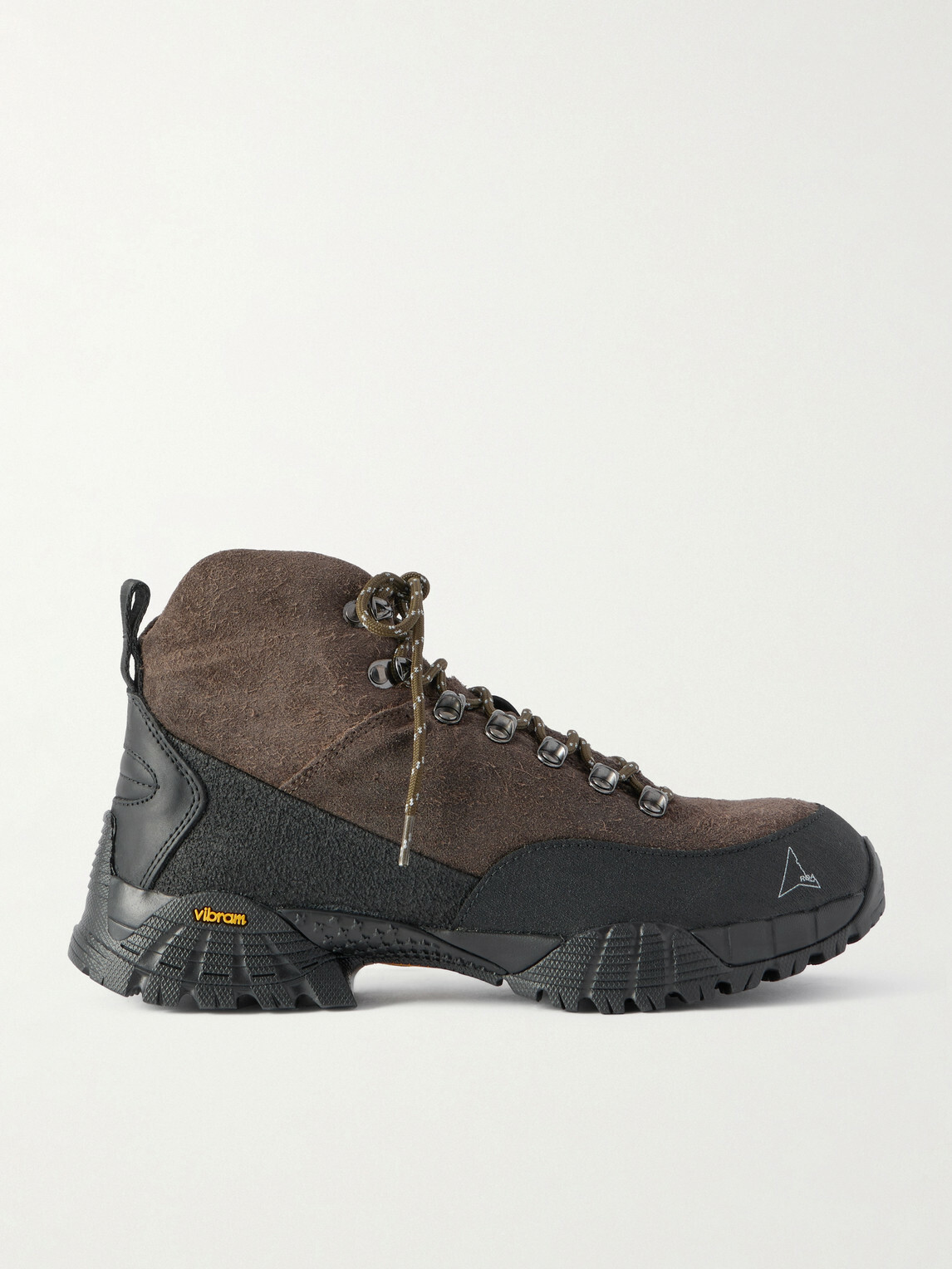 ROA - Andreas Hybrid Rubber-Trimmed Suede Hiking Boots - Brown
