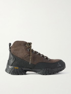 ROA - Andreas Hybrid Rubber-Trimmed Suede Hiking Boots - Brown