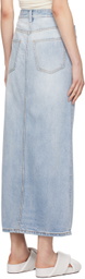 CAMILLA AND MARC Blue Phoebe Maxi Skirt