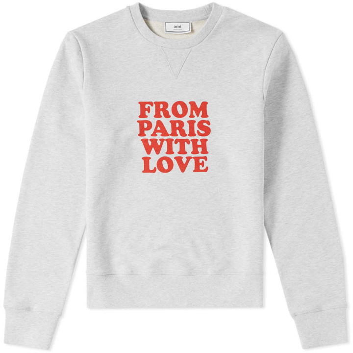 Photo: AMI From Paris With Love Crew Sweat