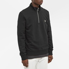 Paul Smith Men's Zebra Half Zip Sweat in Black