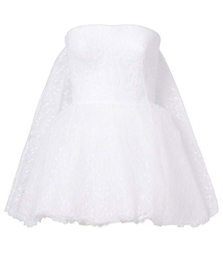 Photo: Givenchy Caped lace bustier dress