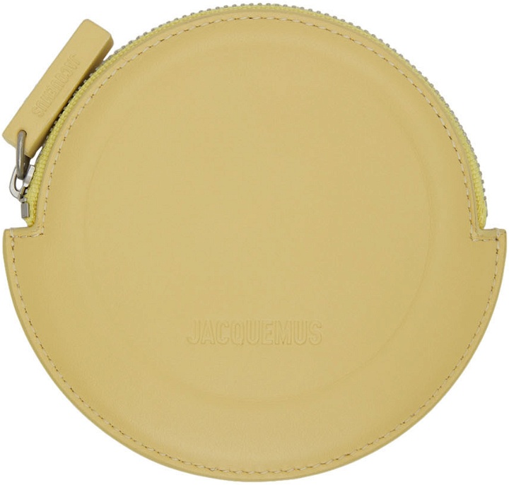 Photo: Jacquemus Yellow 'Le Rond' Wallet