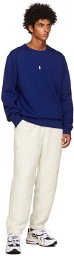 Polo Ralph Lauren Blue Double Knit Sweatshirt