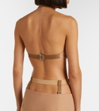 Mugler Wool-blend crop top