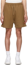 424 Brown Logo Shorts