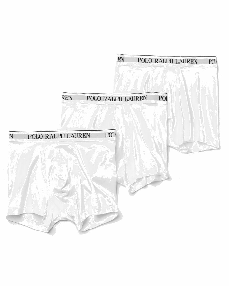 Photo: Polo Ralph Lauren Classic 3 Pack Trunk White - Mens - Boxers & Briefs