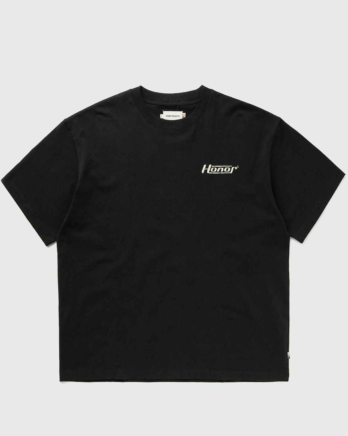 Honor The Gift HONOR GLOBE LOGO TEE Black Mens Shortsleefe