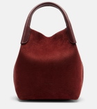 Loro Piana Bale Small leather top-handle bag