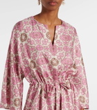 'S Max Mara Fulvia printed silk maxi dress