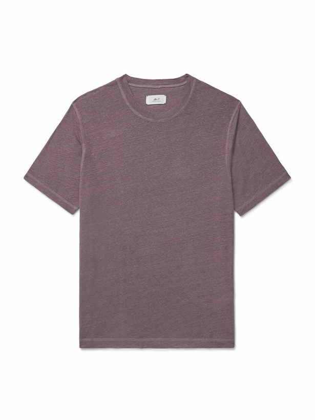 Photo: Mr P. - Linen T-Shirt - Purple