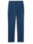 Polo Ralph Lauren - Straight-Leg Hemp-Twill Trousers - Blue