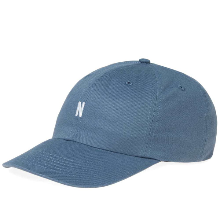 Photo: Norse Projects Light Twill Sports Cap Blue