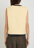 Blaze Milano Orinda Gliss Bouclé Gilet Beige