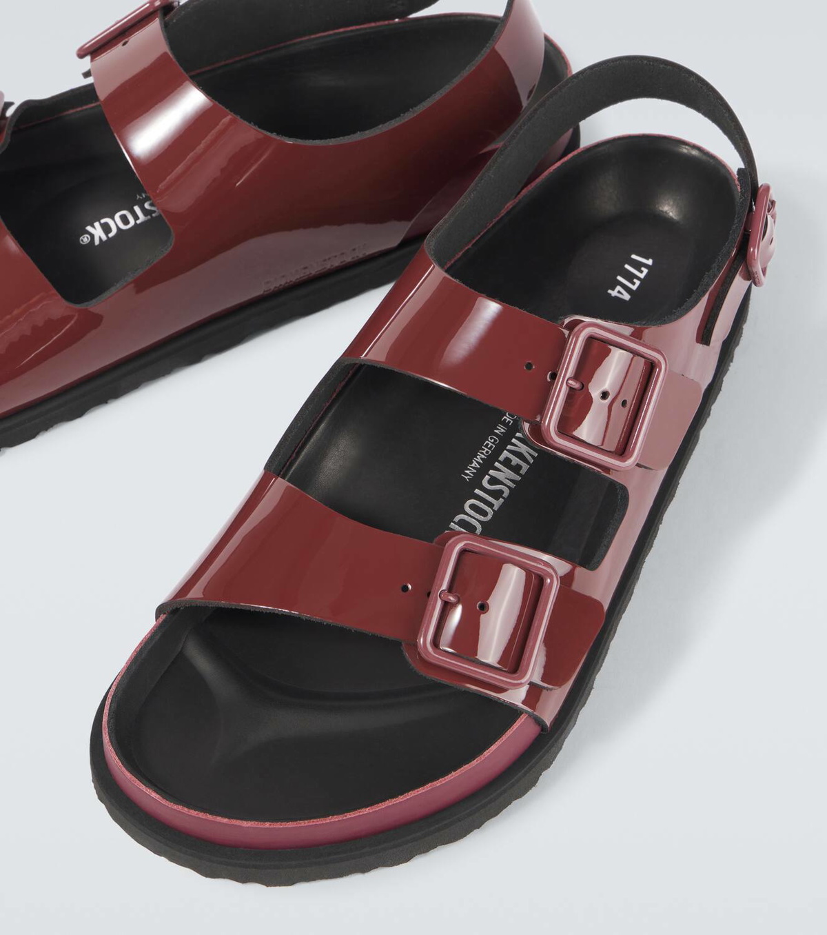 Birkenstock 1774 Milano patent leather sandals Birkenstock 1774