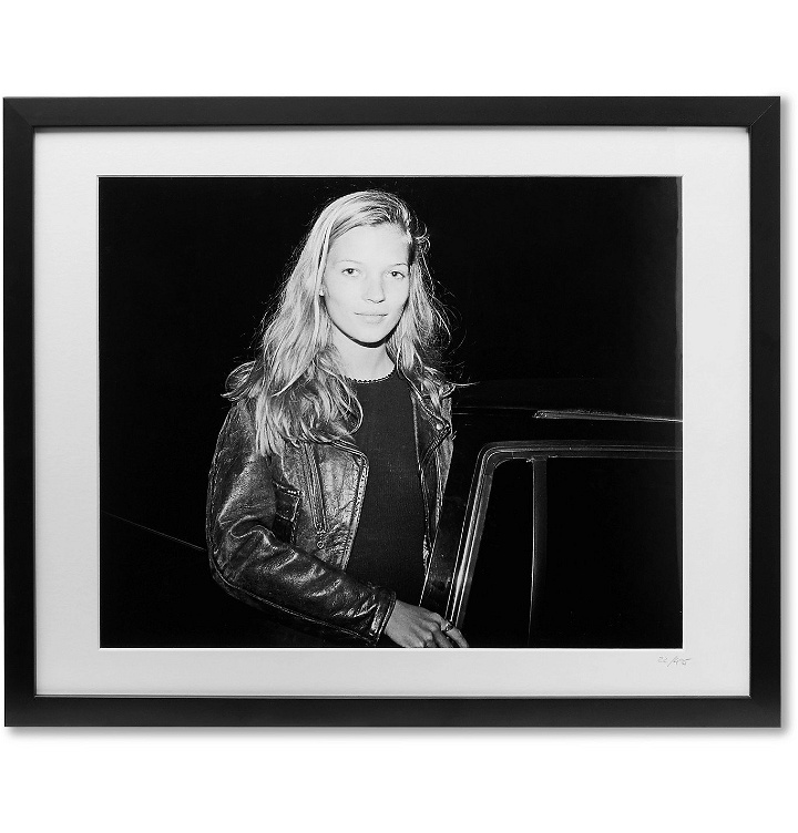 Photo: Sonic Editions - Framed 1994 Kate Moss Print, 20 x 16"" - Black