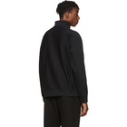 Carhartt Work In Progress Black Half-Zip American Script Sweatshirt