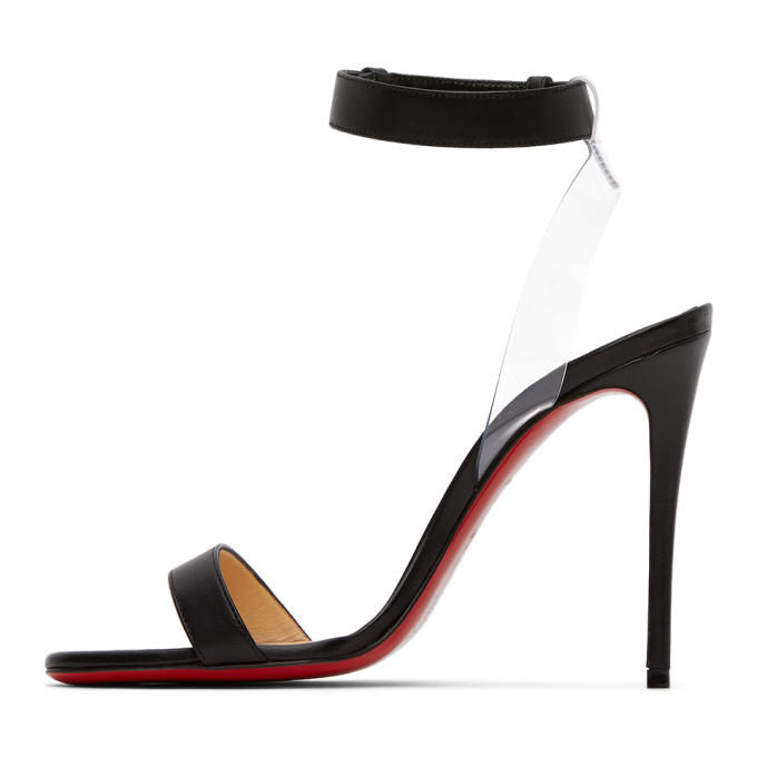 Christian Louboutin Black Jonatina 100 Sandals Christian Louboutin