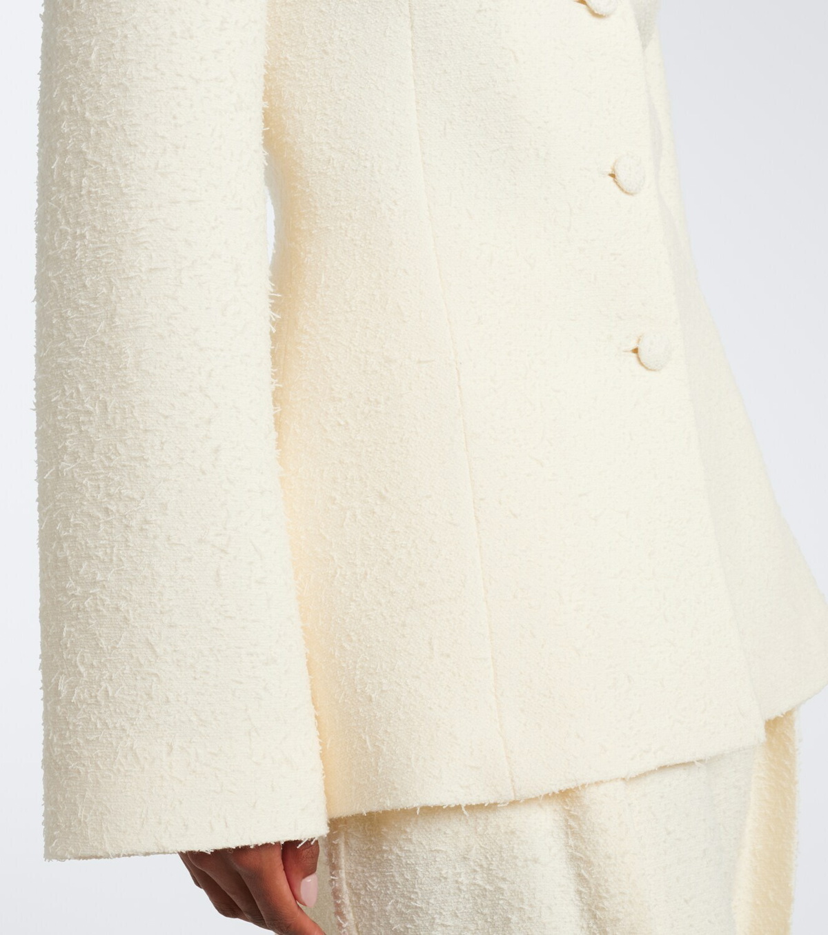 Róhe Wool-blend bouclé jacket