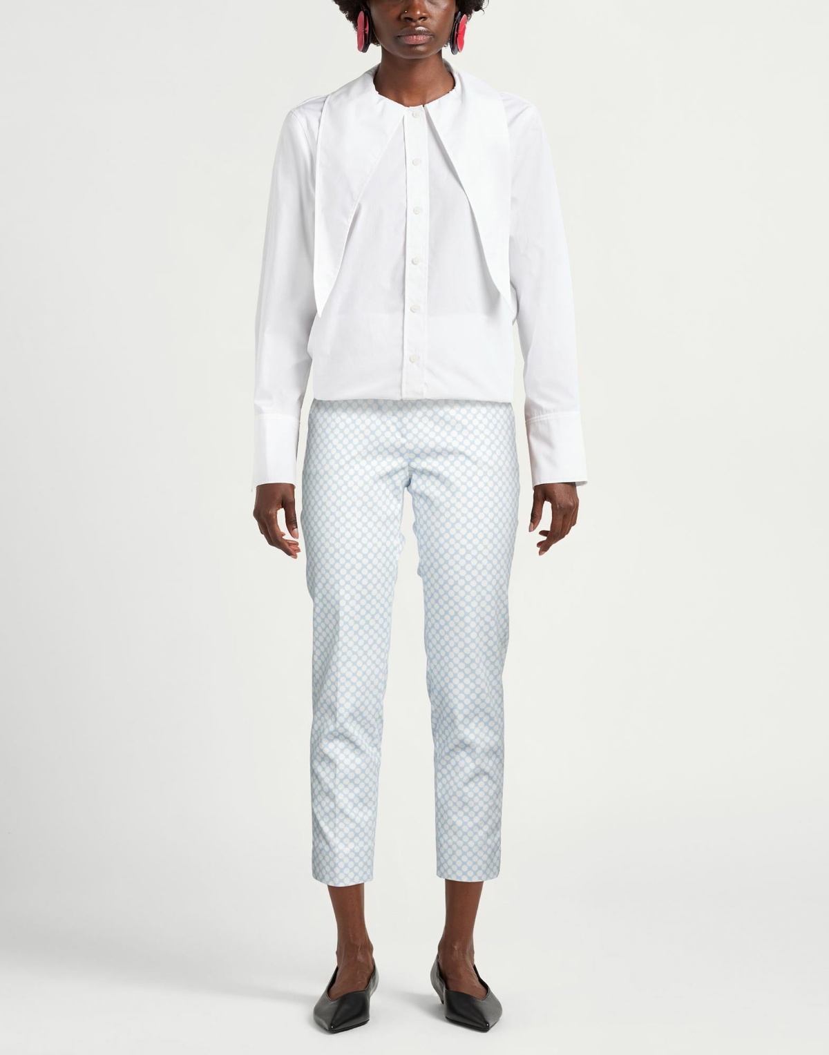 Peserico Womens Pants Sky in Blue