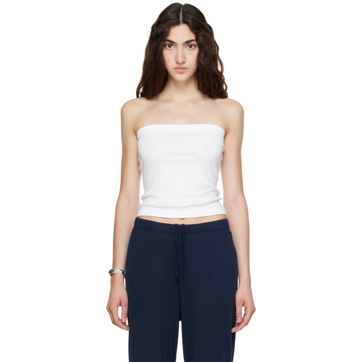 Photo: FLORE FLORE White Bes Bandeau Top