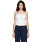 FLORE FLORE White Bes Bandeau Top