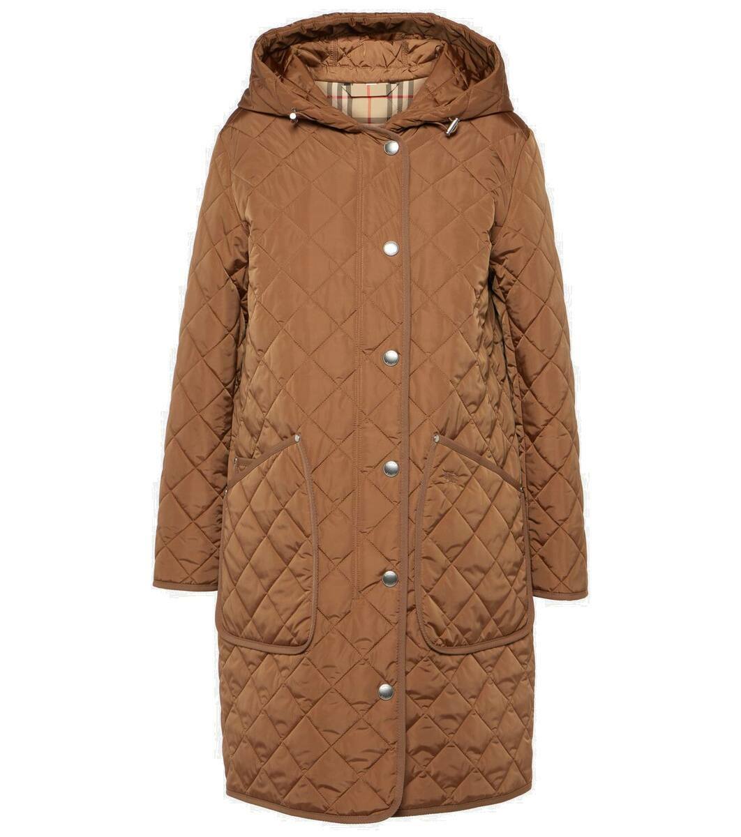 【BURBERRY】TYTHING QUILTED COAT Burberry Tything Diamond Quilted Long Jacket Beige S Without