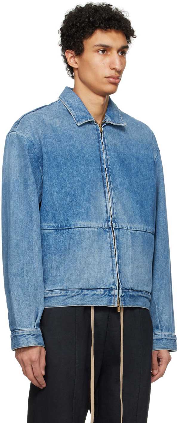 Fear of God Blue 8th Denim Jacket Fear Of God Fear of God Blue 8th Denim Jacket Fear Of God