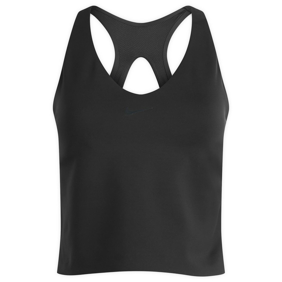 Nike Women's Unvrsa Medium Support Sports Bra Tank in Black/Anthracite/Dk Smoke Grey