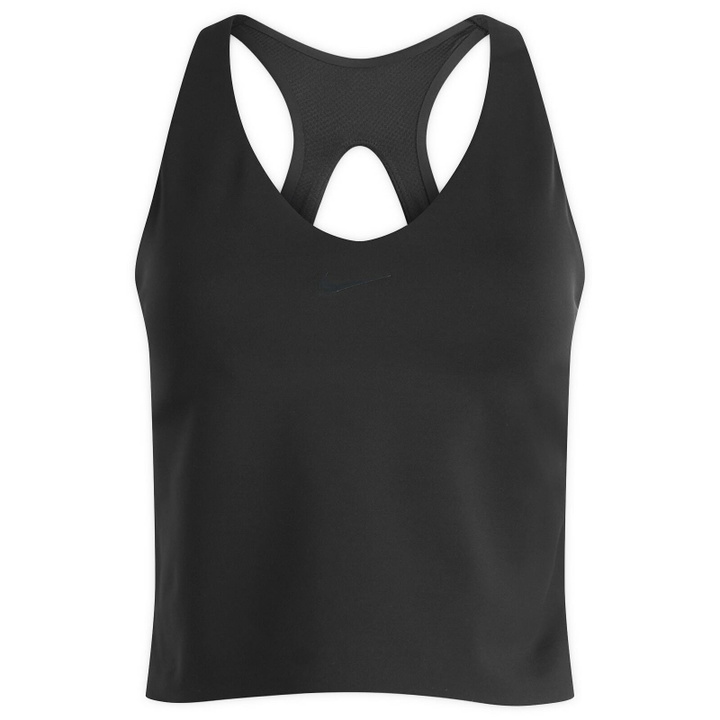 Photo: Nike Women's Unvrsa Medium Support Sports Bra Tank in Black/Anthracite/Dk Smoke Grey