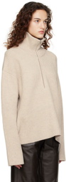 Teurn Studios SSENSE Exclusive Beige Turtleneck