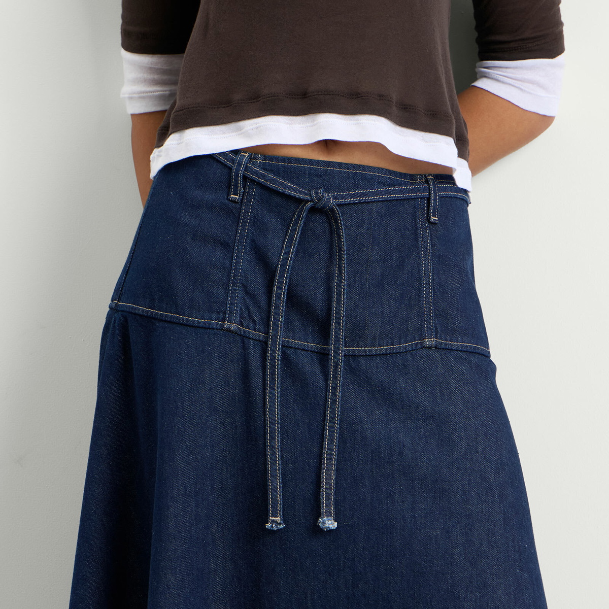 Samsøe Samsøe Women's Satilly Skirt in Soft Denim
