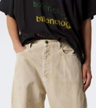 Balenciaga Distressed wide-leg jeans