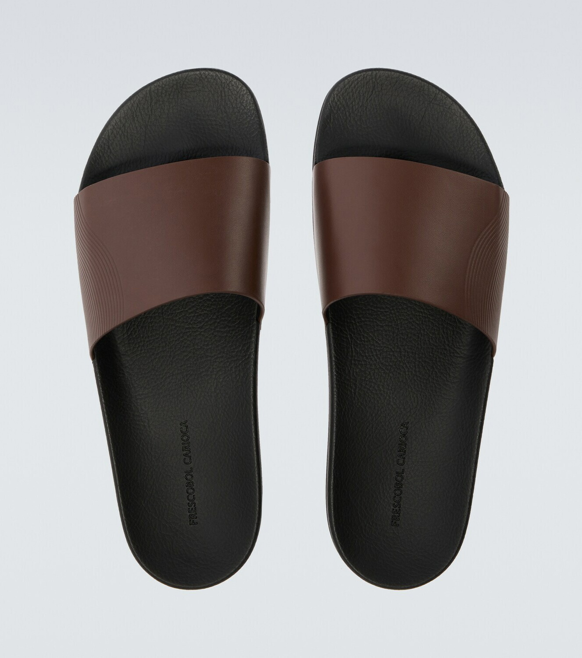 Frescobol Carioca Humberto leather slides