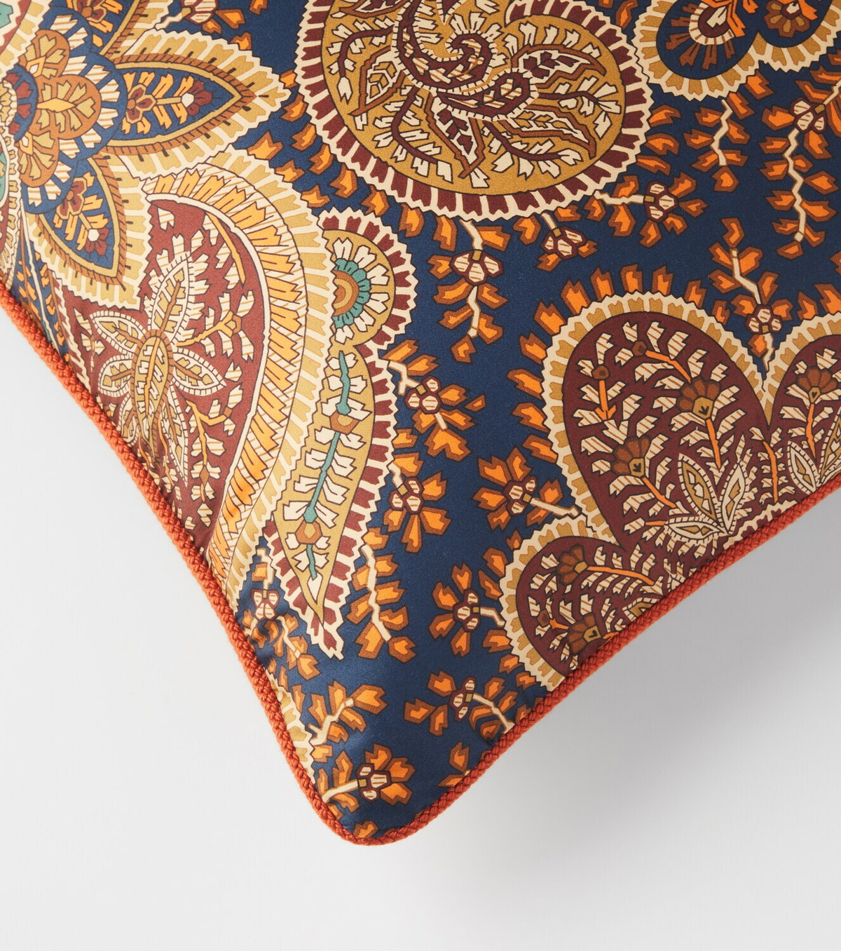 Etro Printed cotton cushion