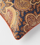 Etro Printed cotton cushion