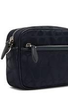 Valentino Toile Iconographe Logo Satin Cross-body bag - Blue - One Size