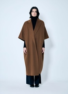 Max Mara Draped Cape Coat