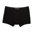 Tom Ford Two-Pack Black Cotton Boxer Briefs