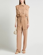 Pinko Womens Jumpsuit Camel