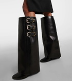 Givenchy Embellished leather knee-high boots