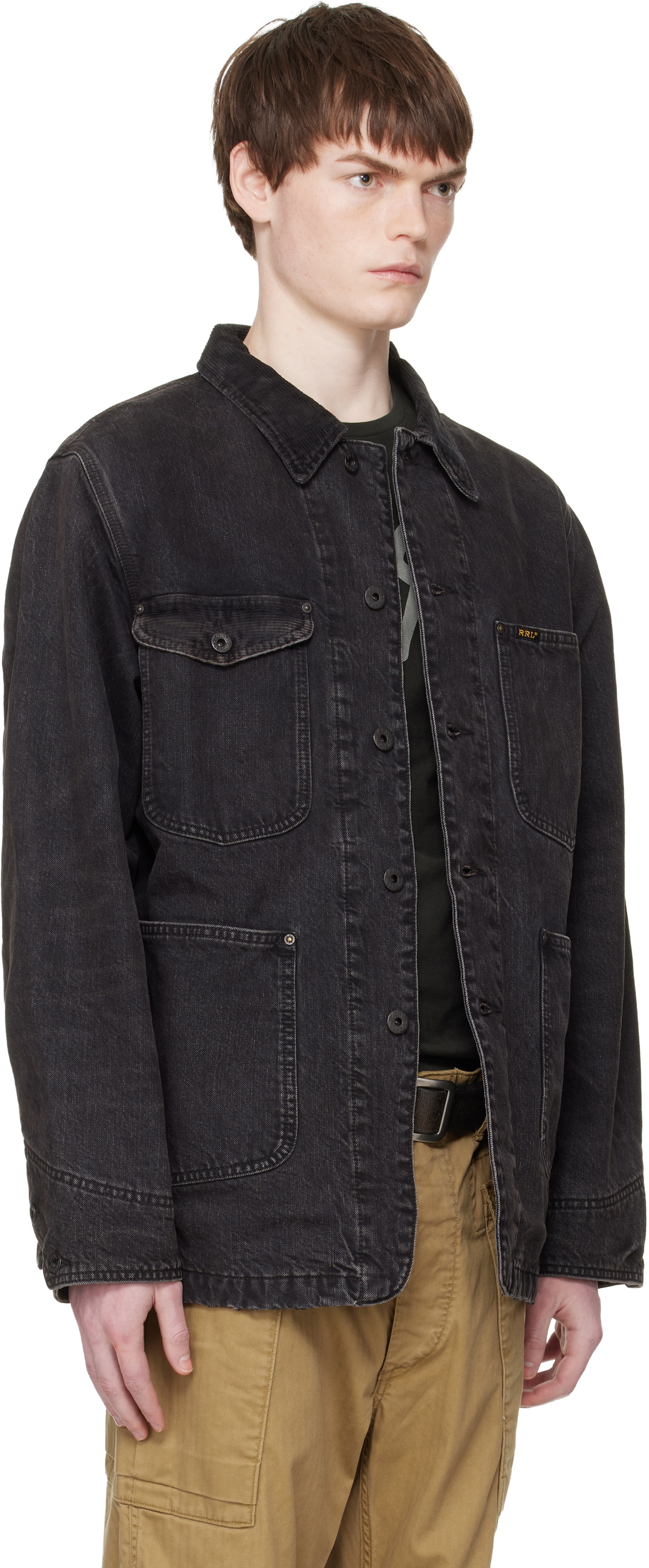 RRL Black Lynn Denim Jacket