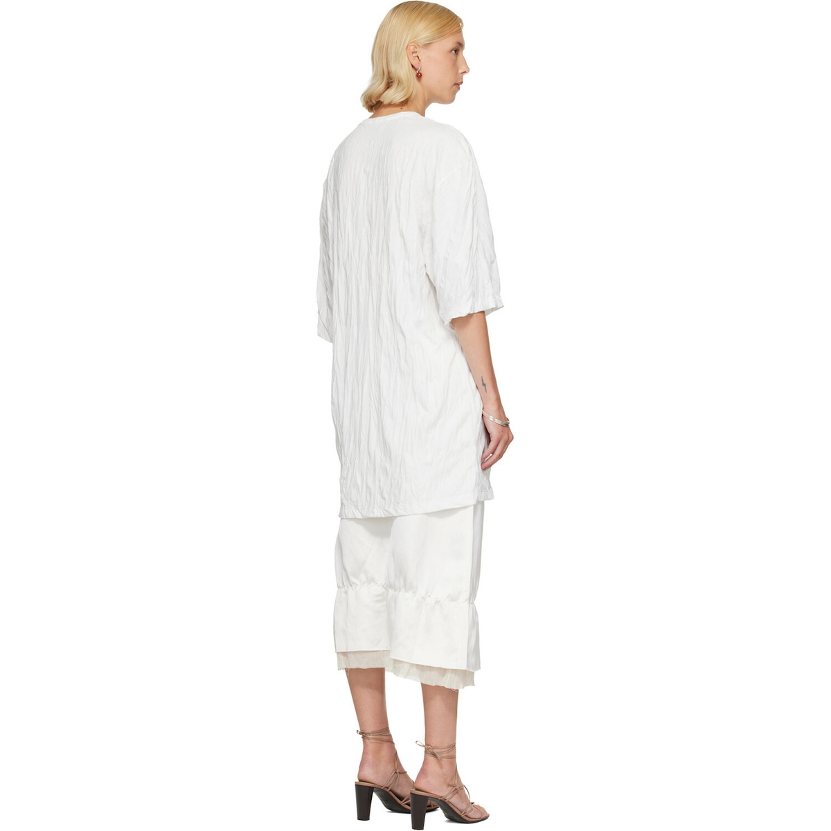 TOTEME White Relaxed Tee Minidress