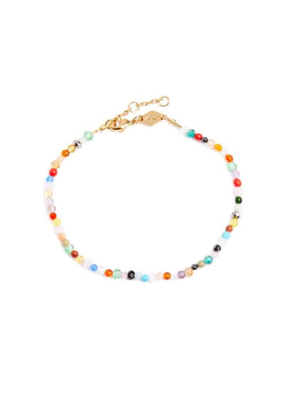 Photo: Anni LU Precious Mix 18kt Gold-plated Beaded Bracelet - Multicoloured 1 - One Size