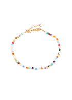 Anni LU Precious Mix 18kt Gold-plated Beaded Bracelet - Multicoloured 1 - One Size