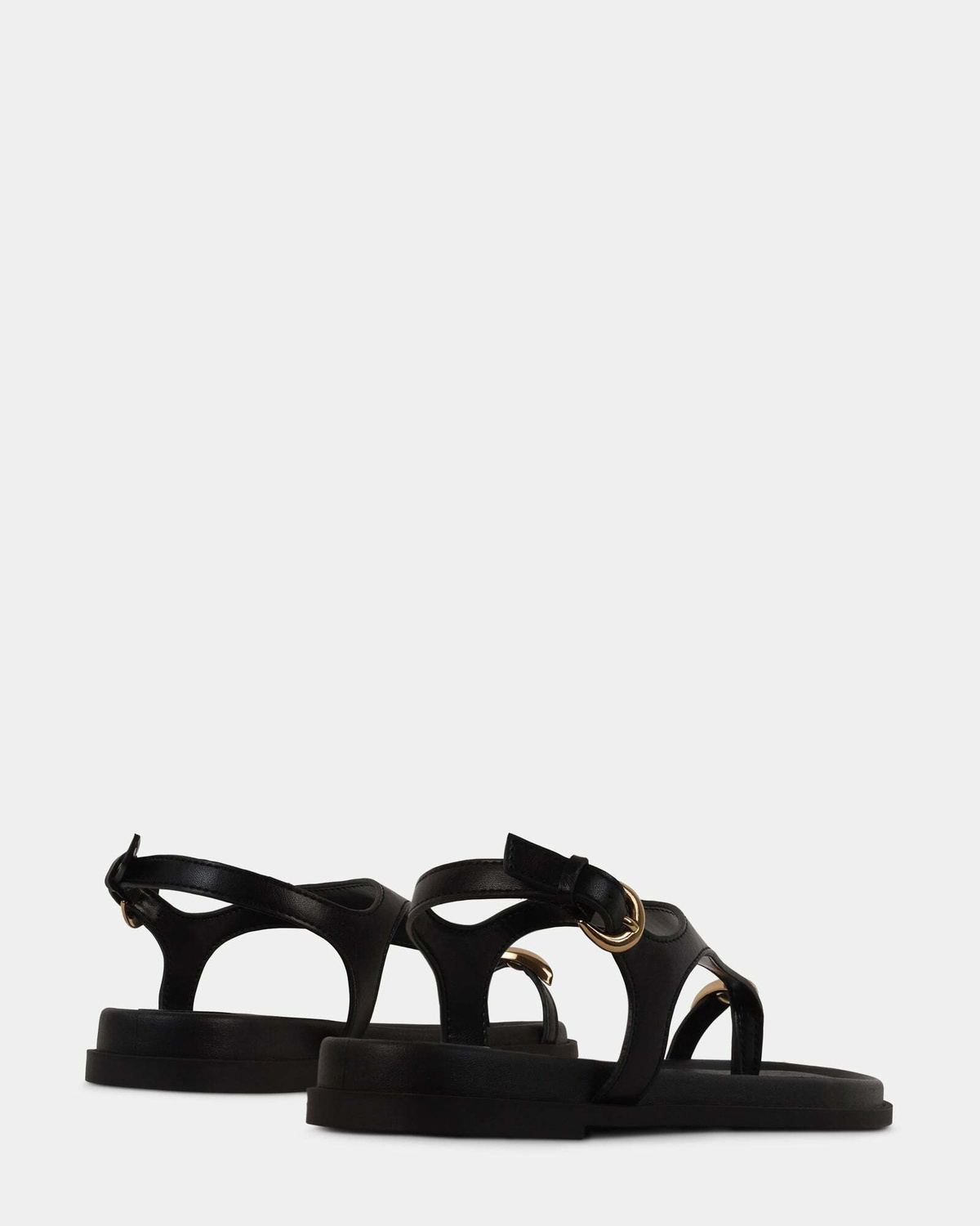 Steve Madden Naughty Sandals in Black