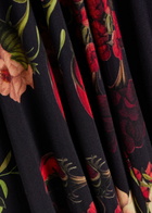 Alice + Olivia Augusta Floral-print Jersey Maxi Dress Black