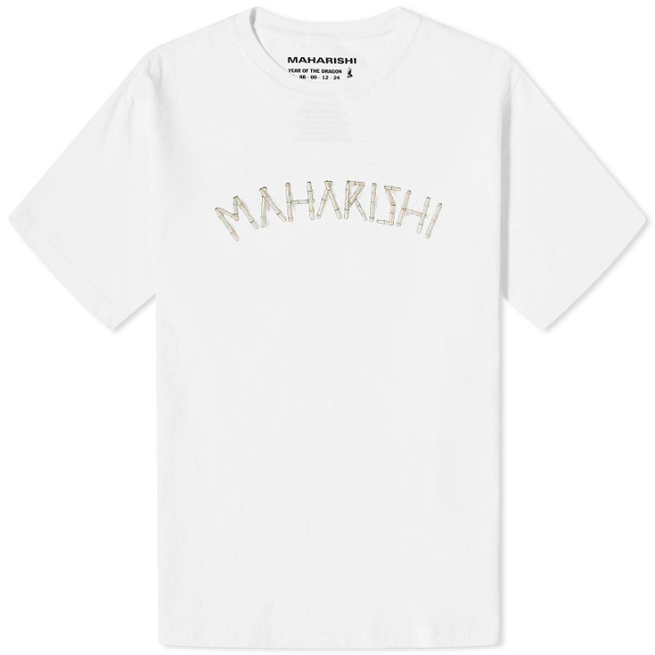 Photo: Maharishi Men's Bamboo Organic T-Shirt in White